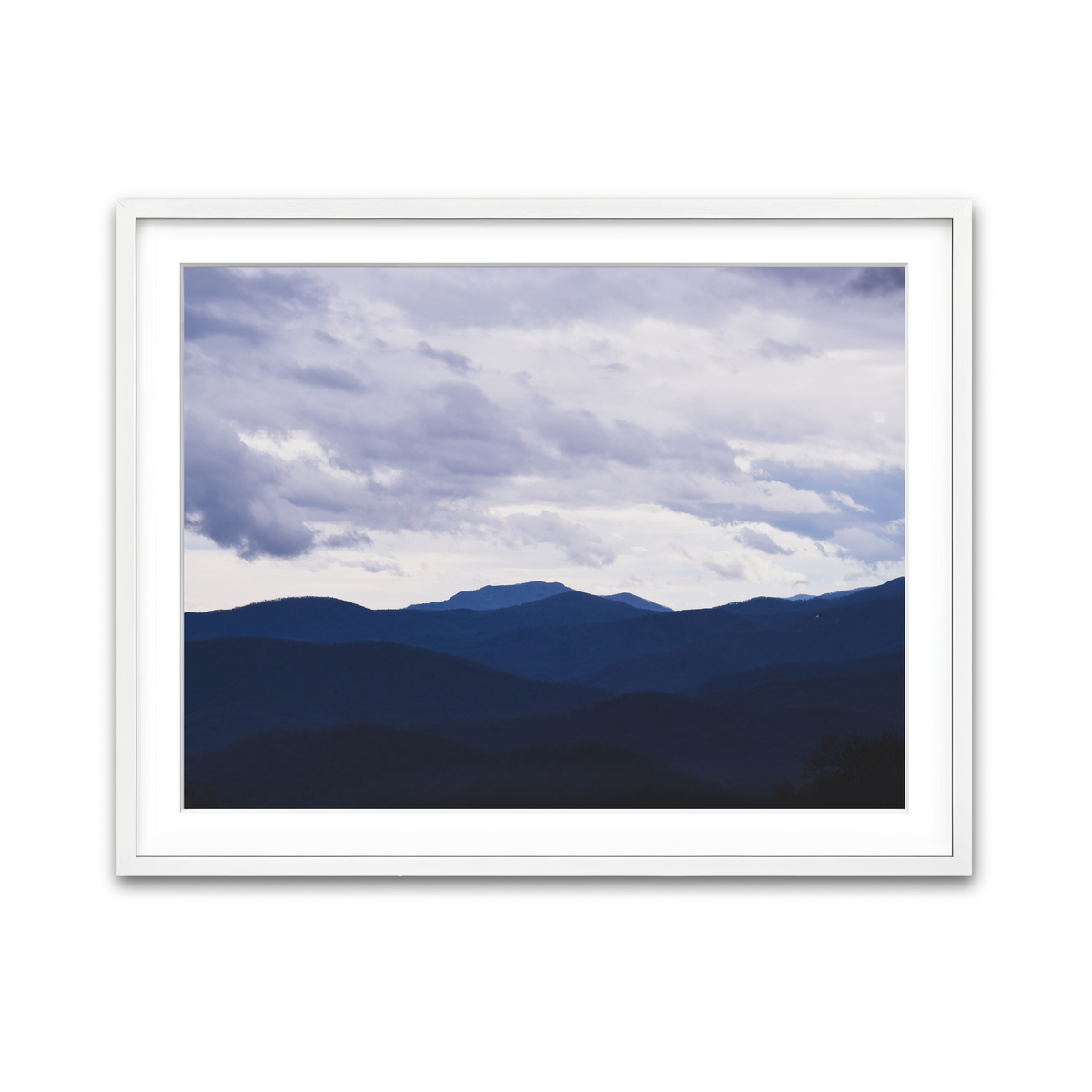 Framed Print 4x3 White