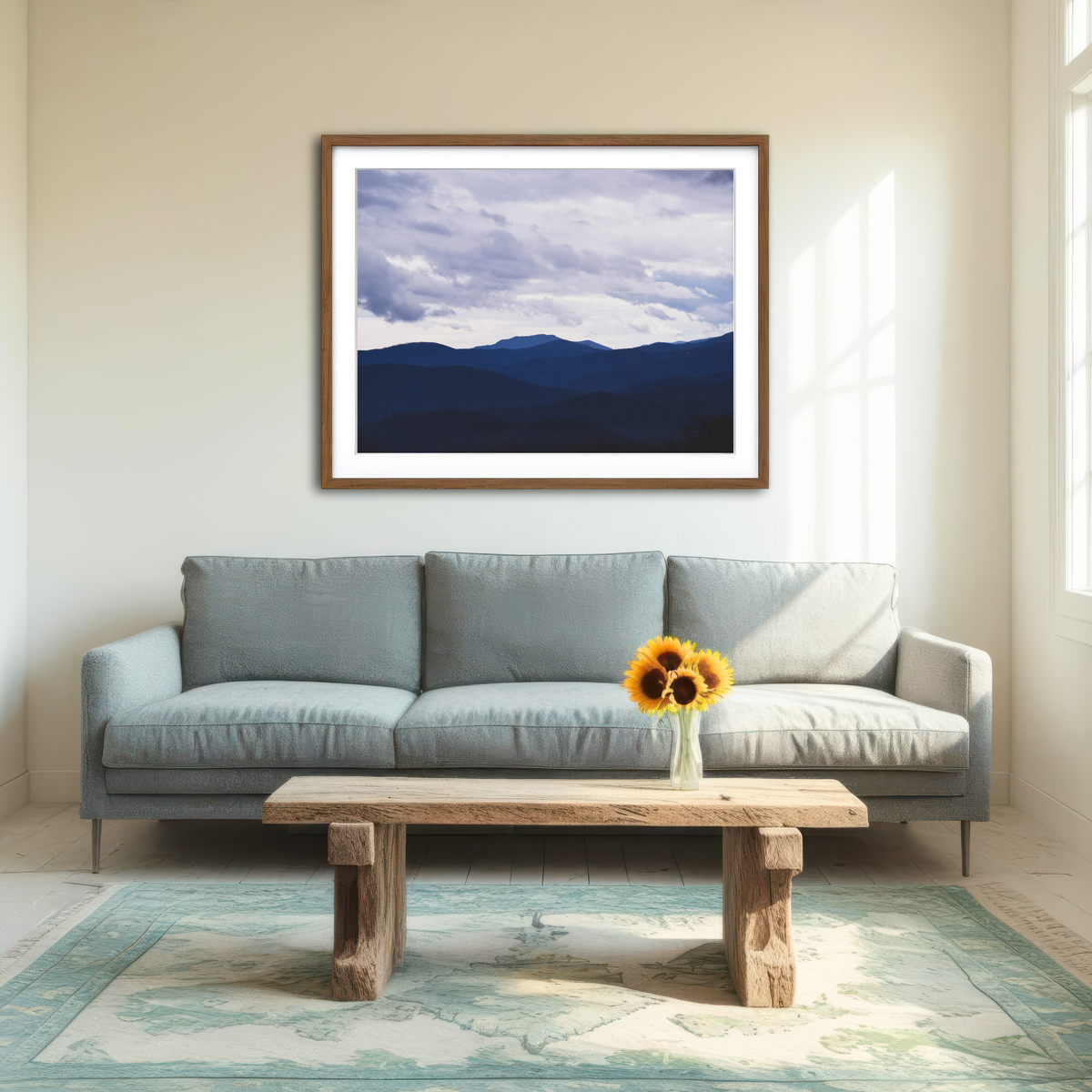 AUTO-MOCKUP ROOM | Blue Hills Wall Art