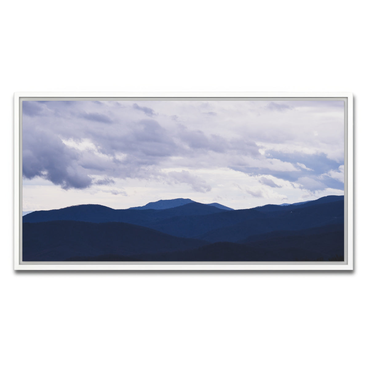 AUTO-MOCKUP WHITE | Blue Hills | 1 Piece | White Framed Canvas | group=2x1