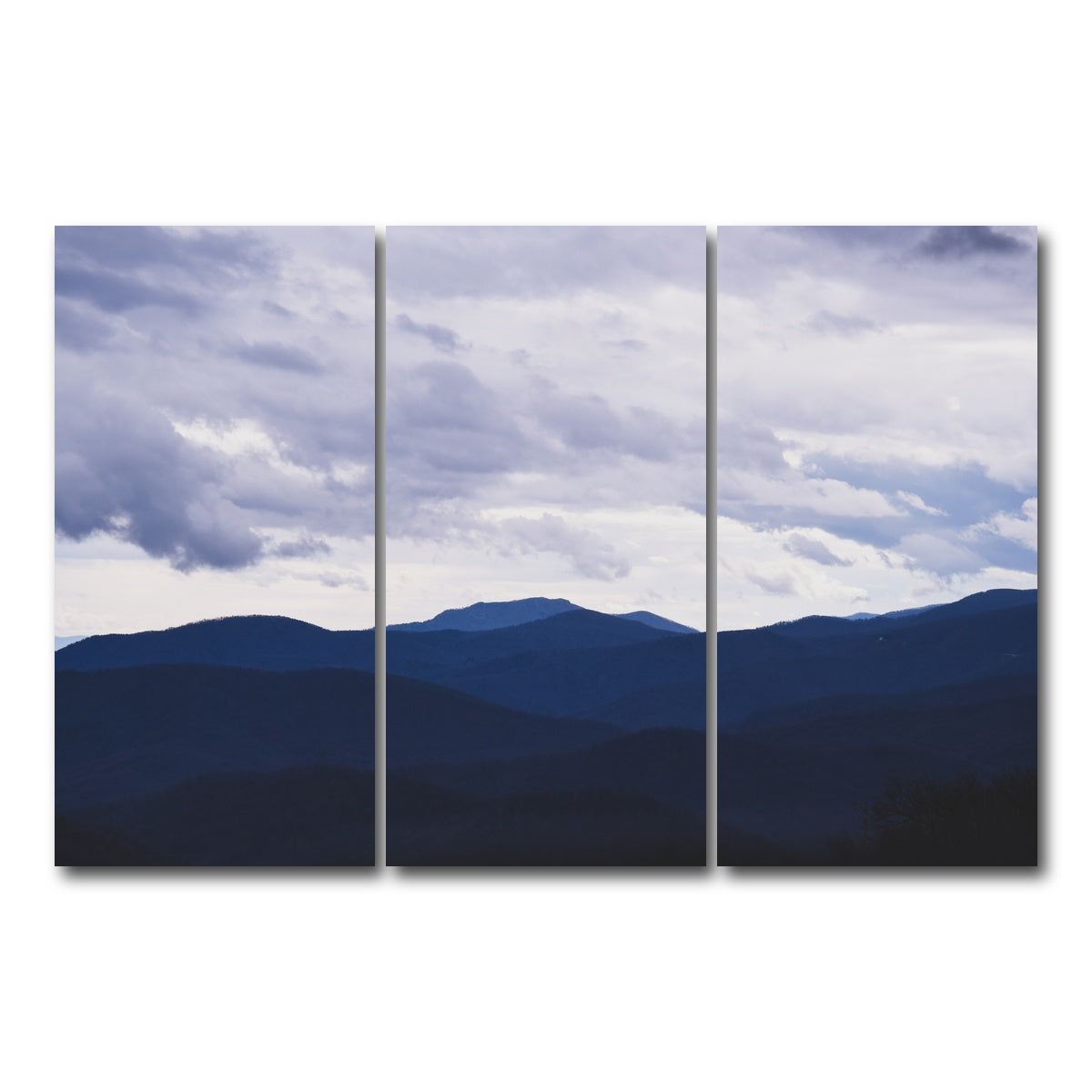 AUTO-MOCKUP WHITE | Blue Hills | 3 Piece | Gallery Wrap Canvas | group=12x24