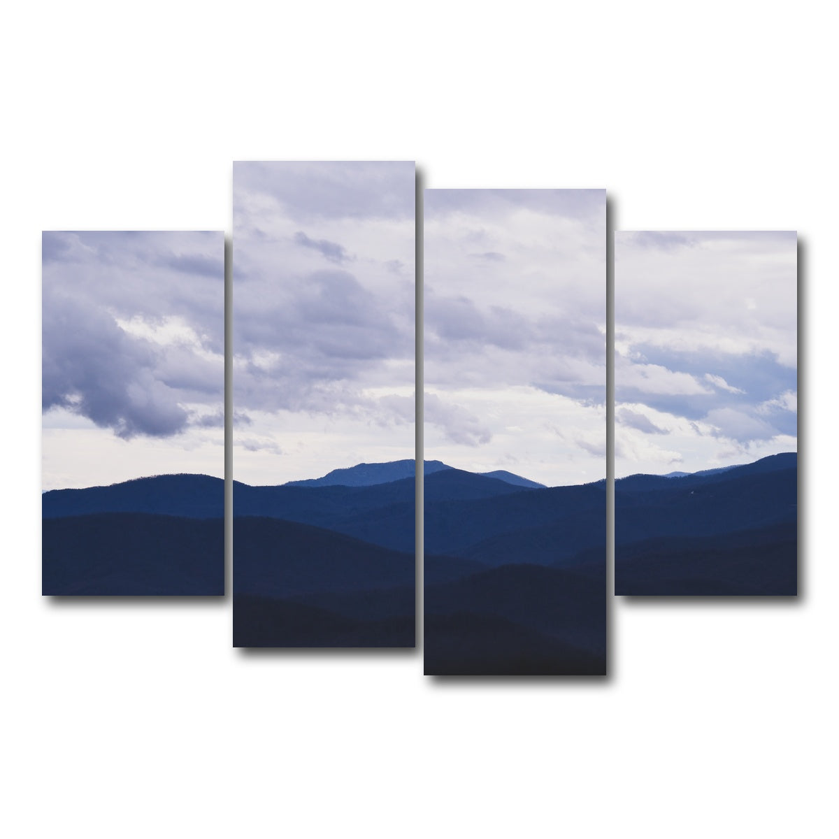 AUTO-MOCKUP WHITE | Blue Hills | 4 Piece | Gallery Wrap Canvas | group=4_short