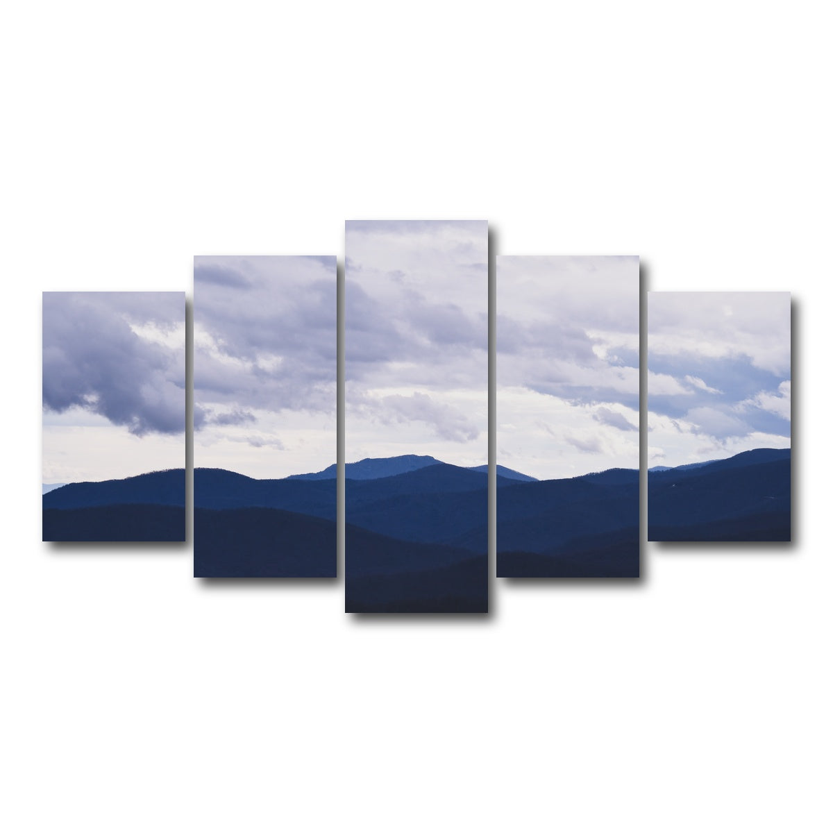 AUTO-MOCKUP WHITE | Blue Hills | 5 Piece | Gallery Wrap Canvas | group=5_normal