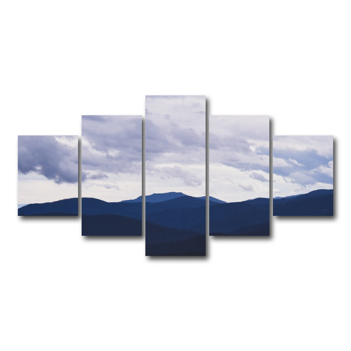 AUTO-MOCKUP WHITE | Blue Hills | 5 Piece | Gallery Wrap Canvas | group=5_short
