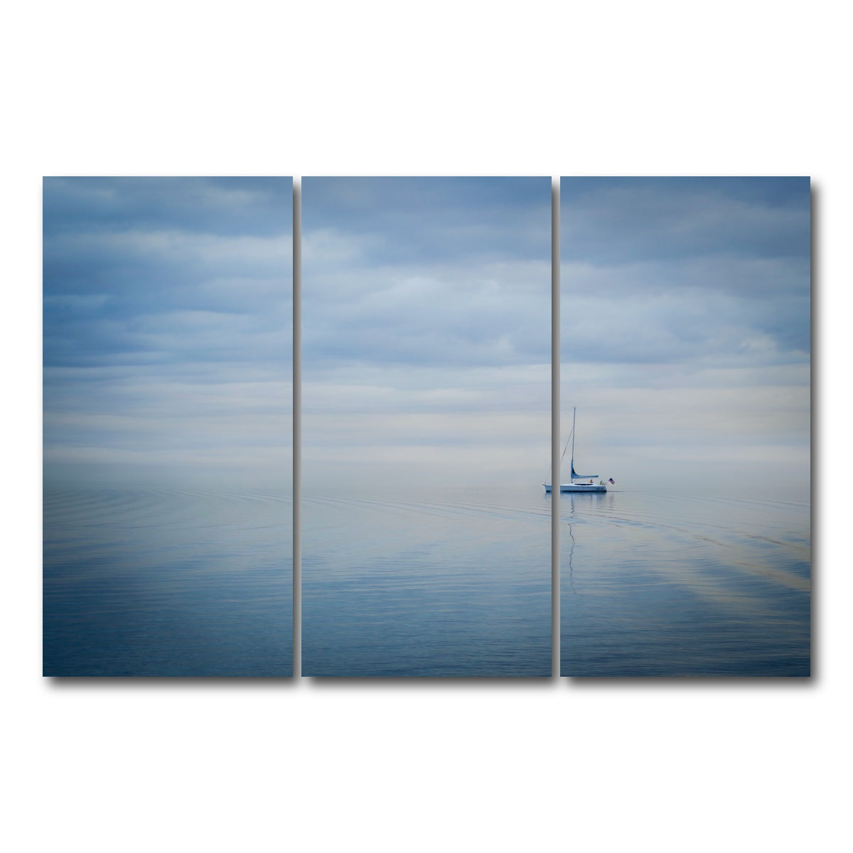 AUTO-MOCKUP WHITE | Blue Hour Ride | 3 Piece | Gallery Wrap Canvas | group=12x24