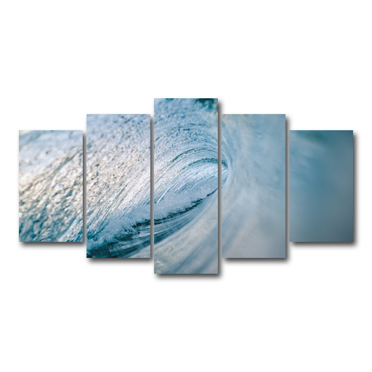 AUTO-MOCKUP WHITE | Blue Ice | 5 Piece | Gallery Wrap Canvas | group=5_normal