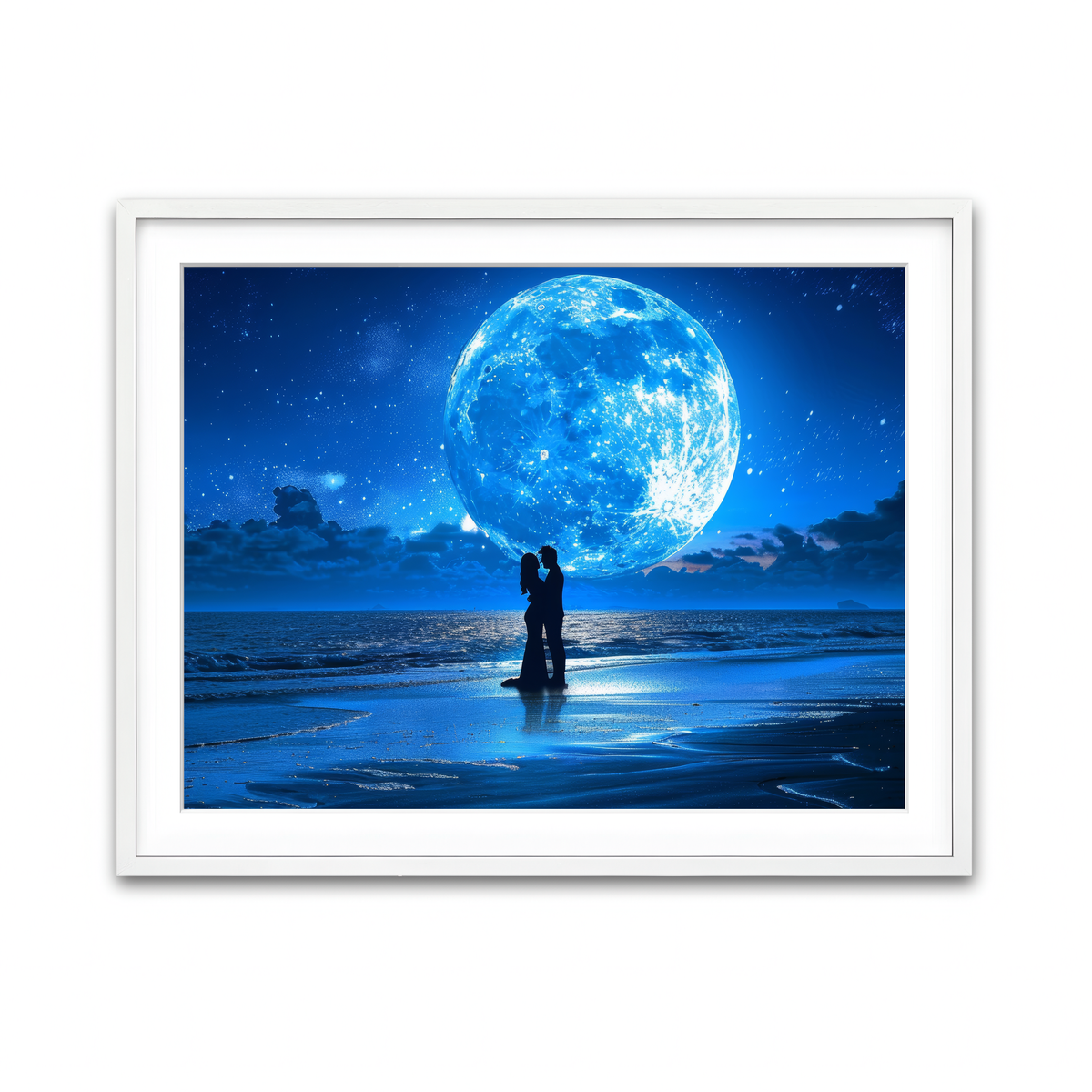 Framed Print 4x3 White
