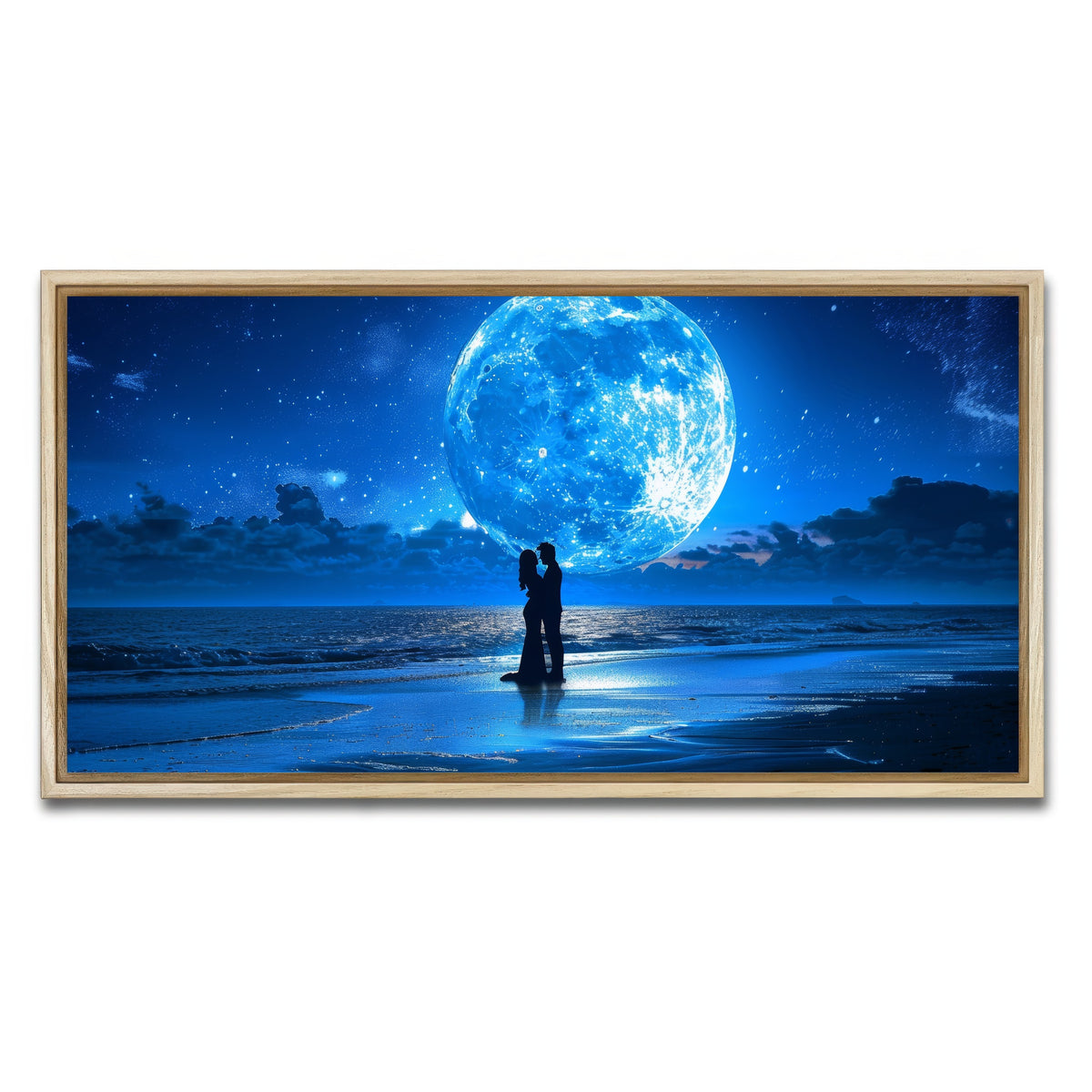 AUTO-MOCKUP WHITE | Blue Moon | 1 Piece | Natural Framed Canvas | group=2x1