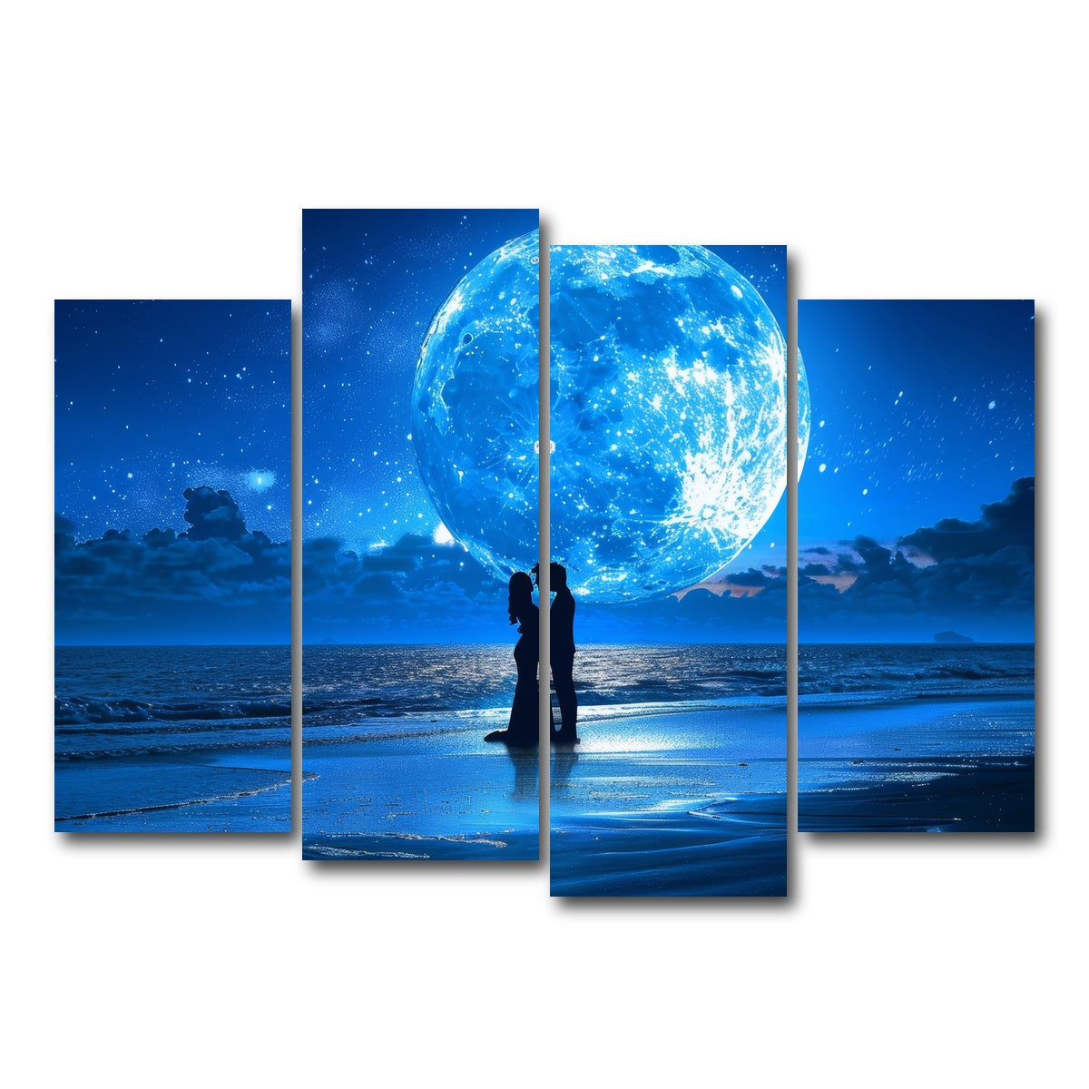 AUTO-MOCKUP WHITE | Blue Moon | 4 Piece | Gallery Wrap Canvas | group=4_normal
