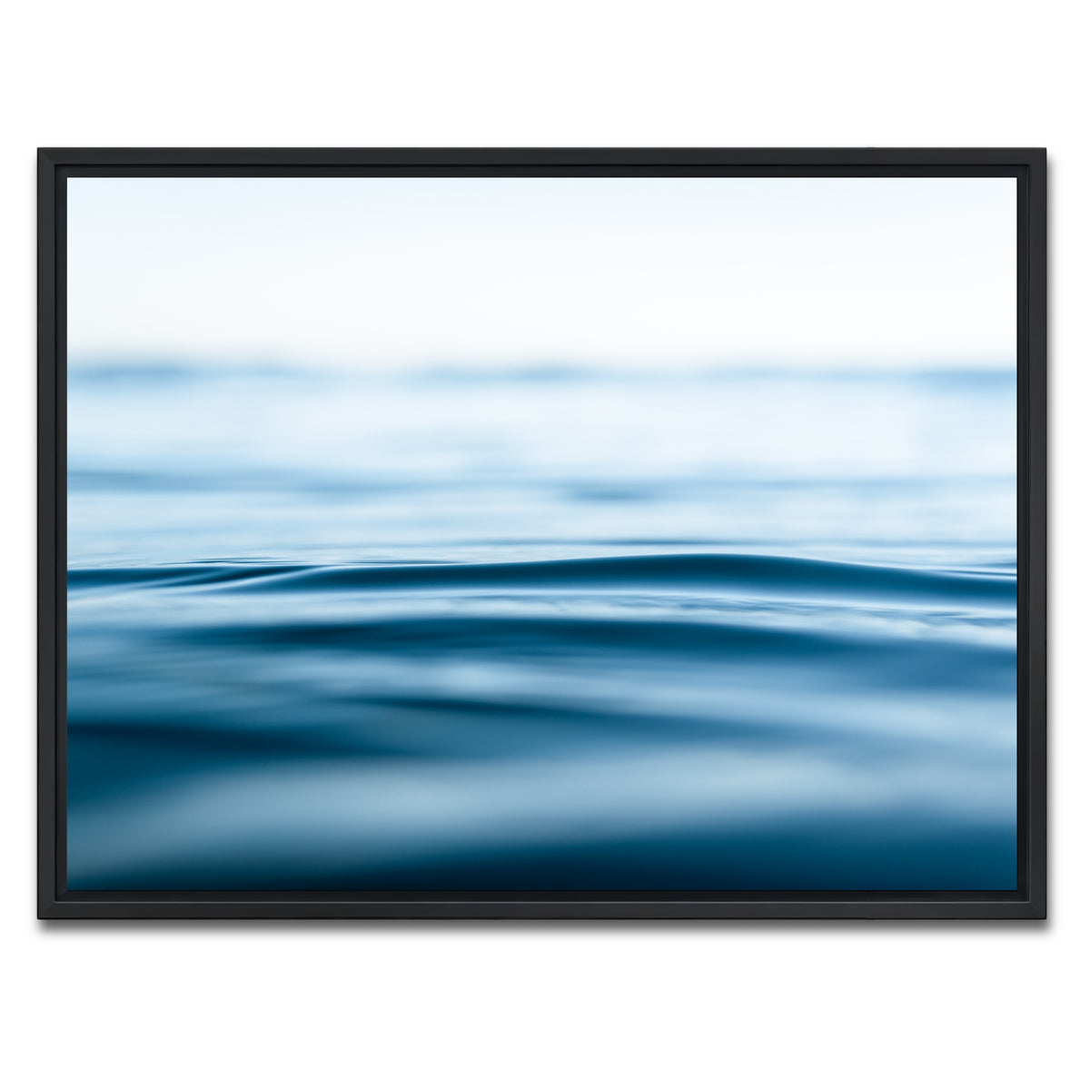 AUTO-MOCKUP WHITE | Blue Ocean | 1 Piece | Black Framed Canvas | group=4x3