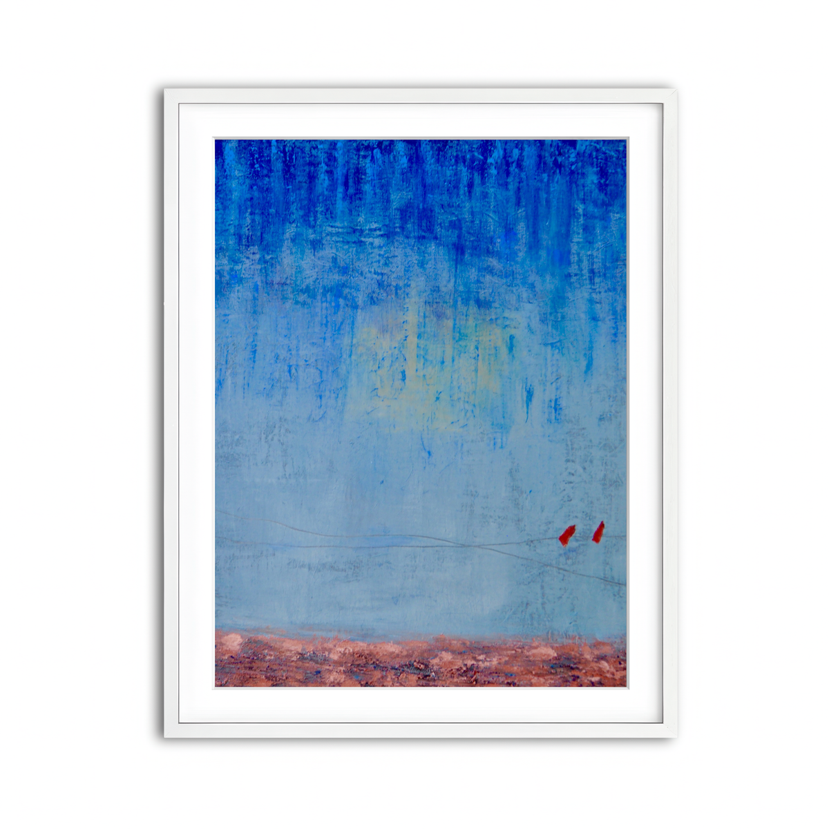 Framed Print 3x4 White