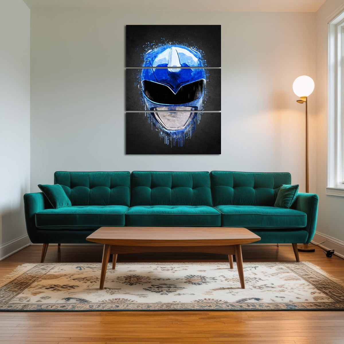 AUTO-MOCKUP ROOM | Blue Ranger Portrait