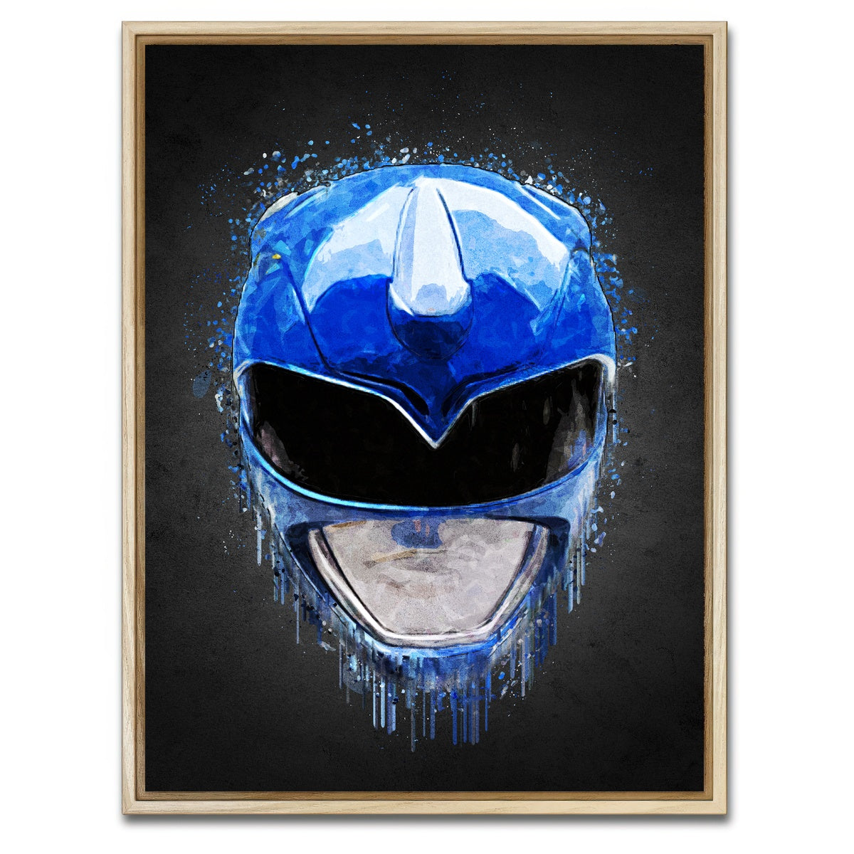 AUTO-MOCKUP WHITE | Blue Ranger Portrait | 1 Piece | Natural Framed Canvas | group=3x4