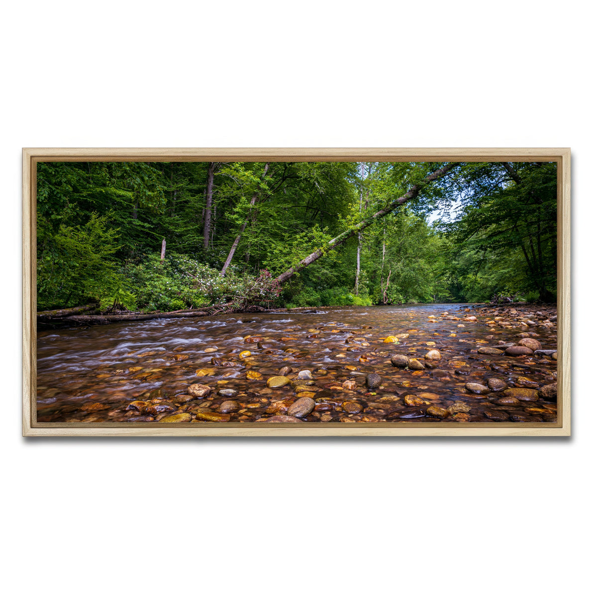 AUTO-MOCKUP WHITE | Blue Ridge Pky NC | 1 Piece | Natural Framed Canvas | group=2x1