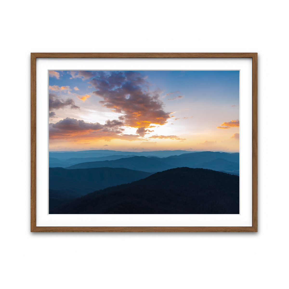 Framed Print 4x3 Walnut