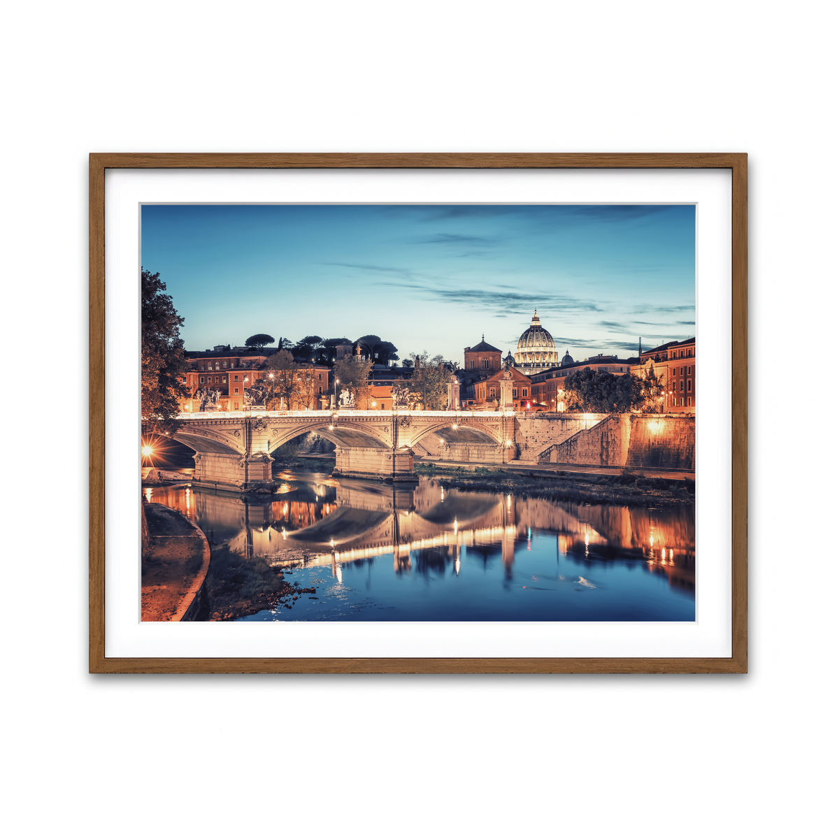 Framed Print 4x3 Walnut