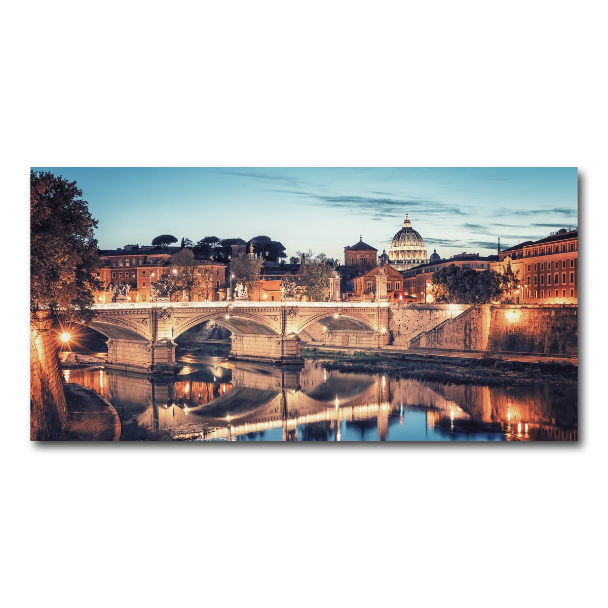 AUTO-MOCKUP WHITE | Blue Rome | 1 Piece | Gallery Wrap Canvas | group=2x1
