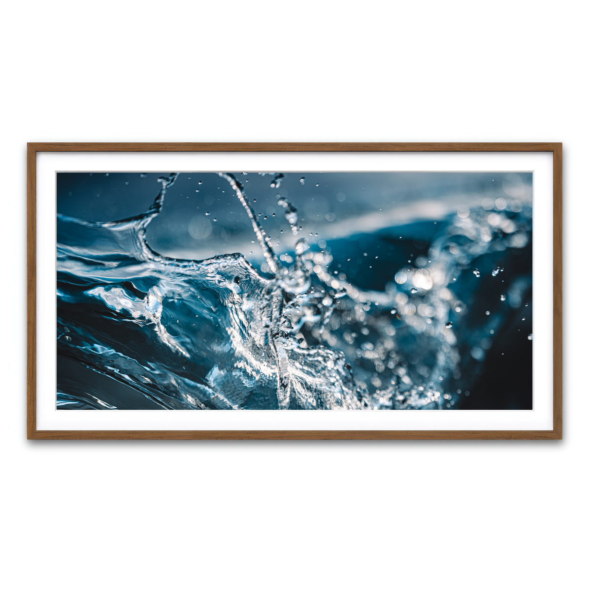 Framed Print 2x1 Walnut