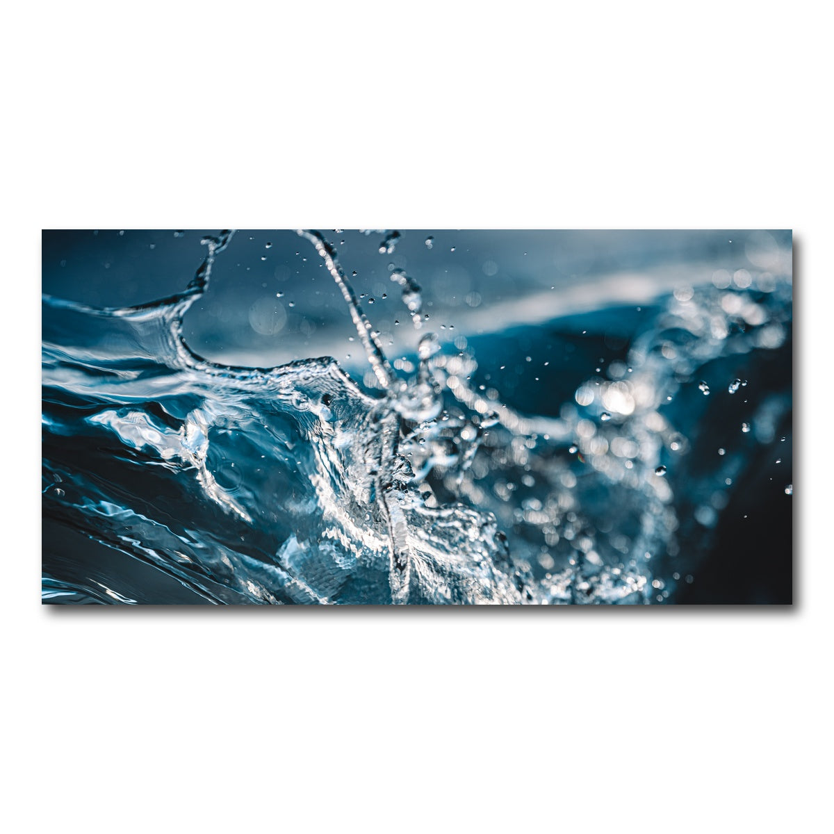 AUTO-MOCKUP WHITE | Blue Splash | 1 Piece | Gallery Wrap Canvas | group=2x1