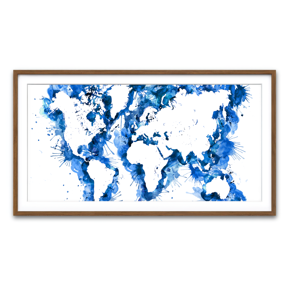 Framed Print 2x1 Walnut