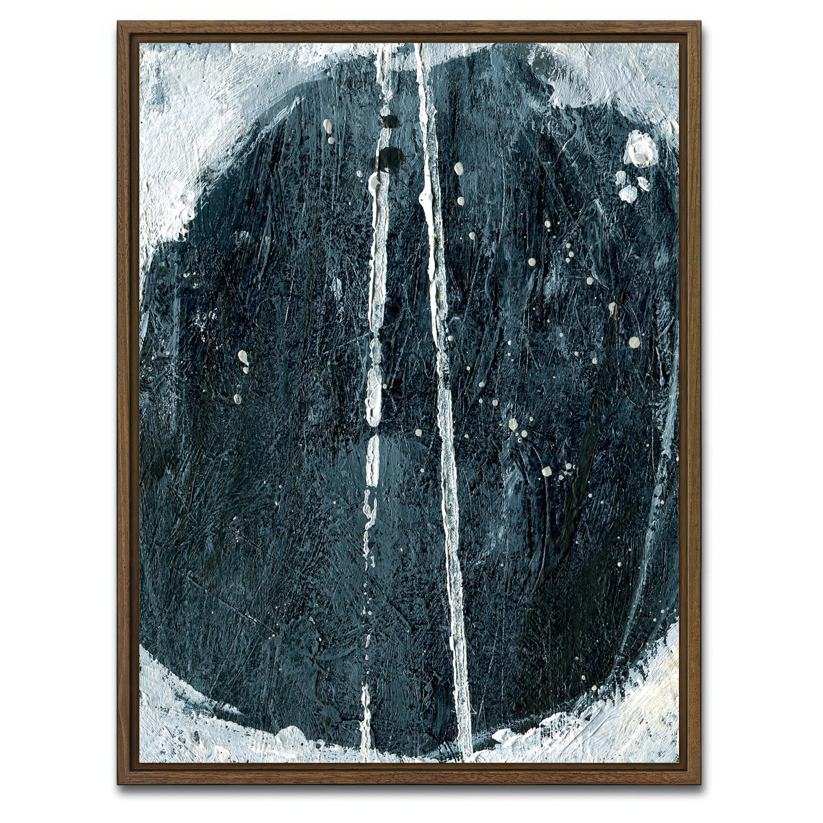 AUTO-MOCKUP WHITE | Blue Vision | 1 Piece | Walnut Framed Canvas | group=3x4