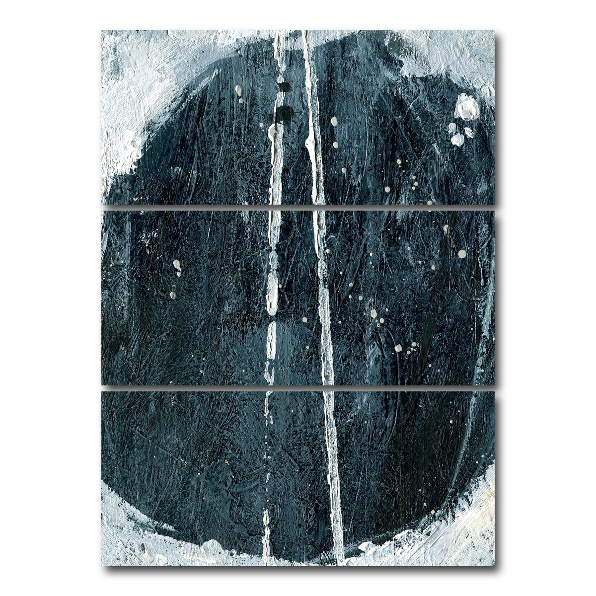 AUTO-MOCKUP WHITE | Blue Vision | 3 Piece | Gallery Wrap Canvas | group=8x18_stacked