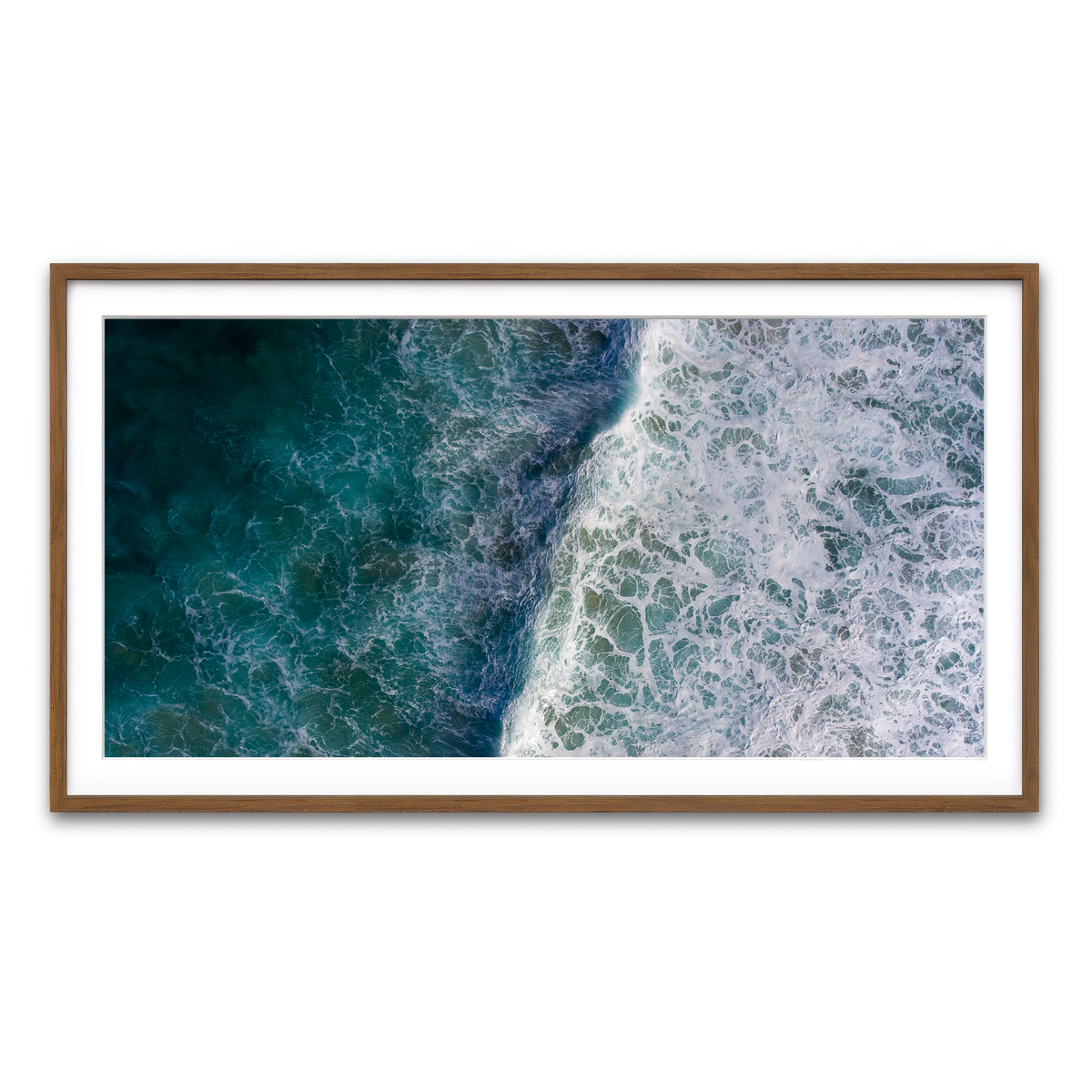 Framed Print 2x1 Walnut