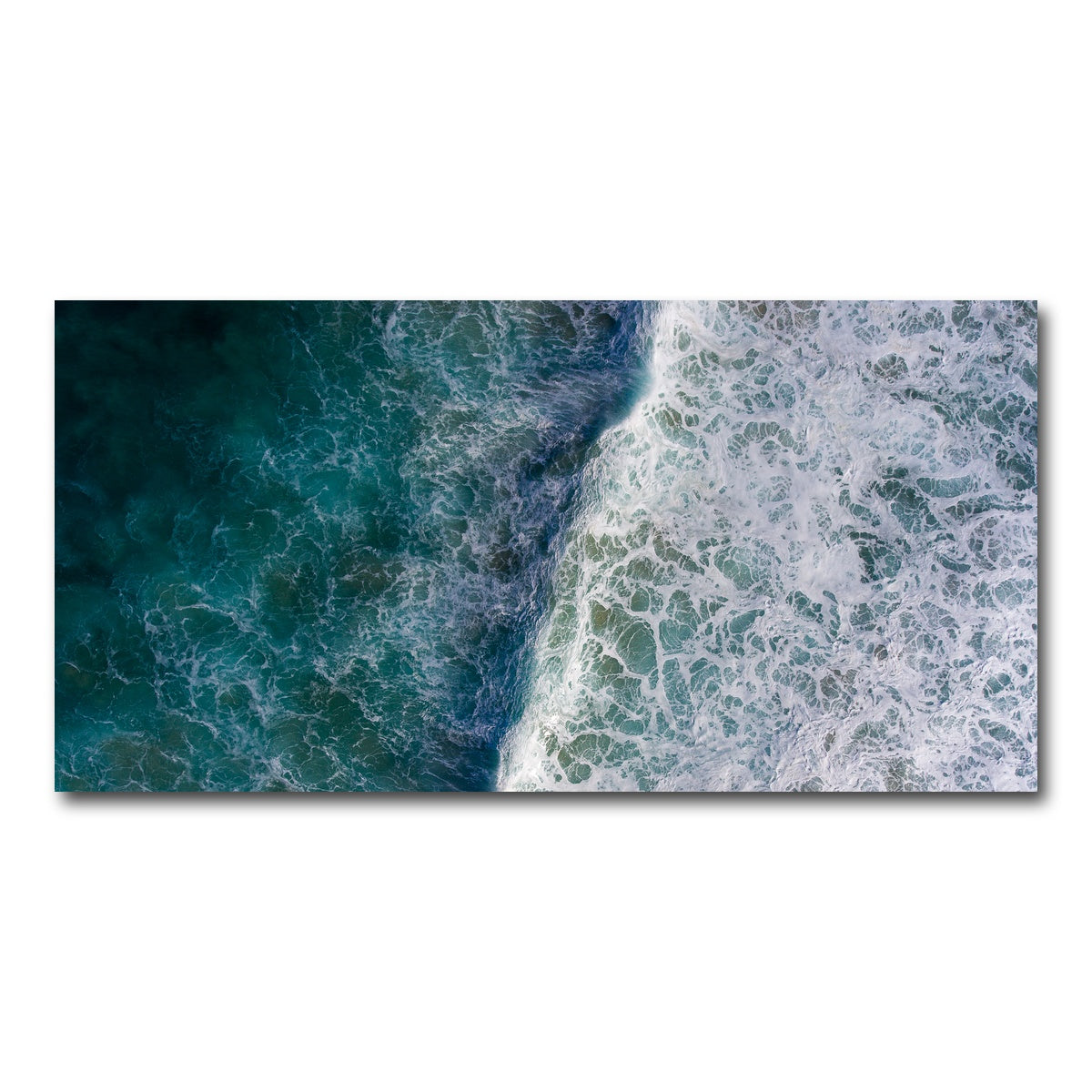 AUTO-MOCKUP WHITE | Blue Wave | 1 Piece | Gallery Wrap Canvas | group=2x1