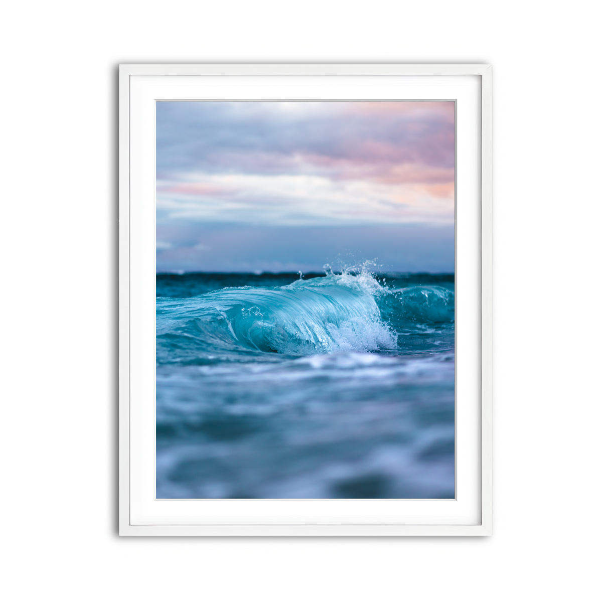 Framed Print 3x4 White