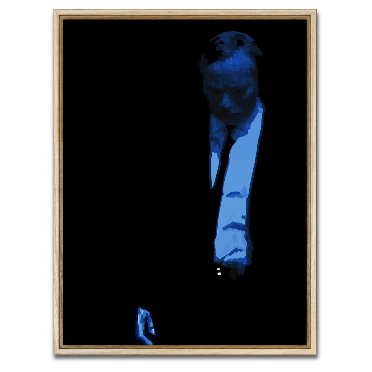 AUTO-MOCKUP WHITE | Blue | 1 Piece | Natural Framed Canvas | group=3x4