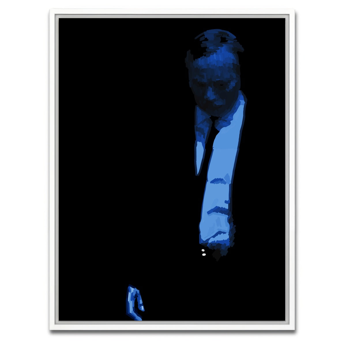 AUTO-MOCKUP WHITE | Blue | 1 Piece | White Framed Canvas | group=3x4