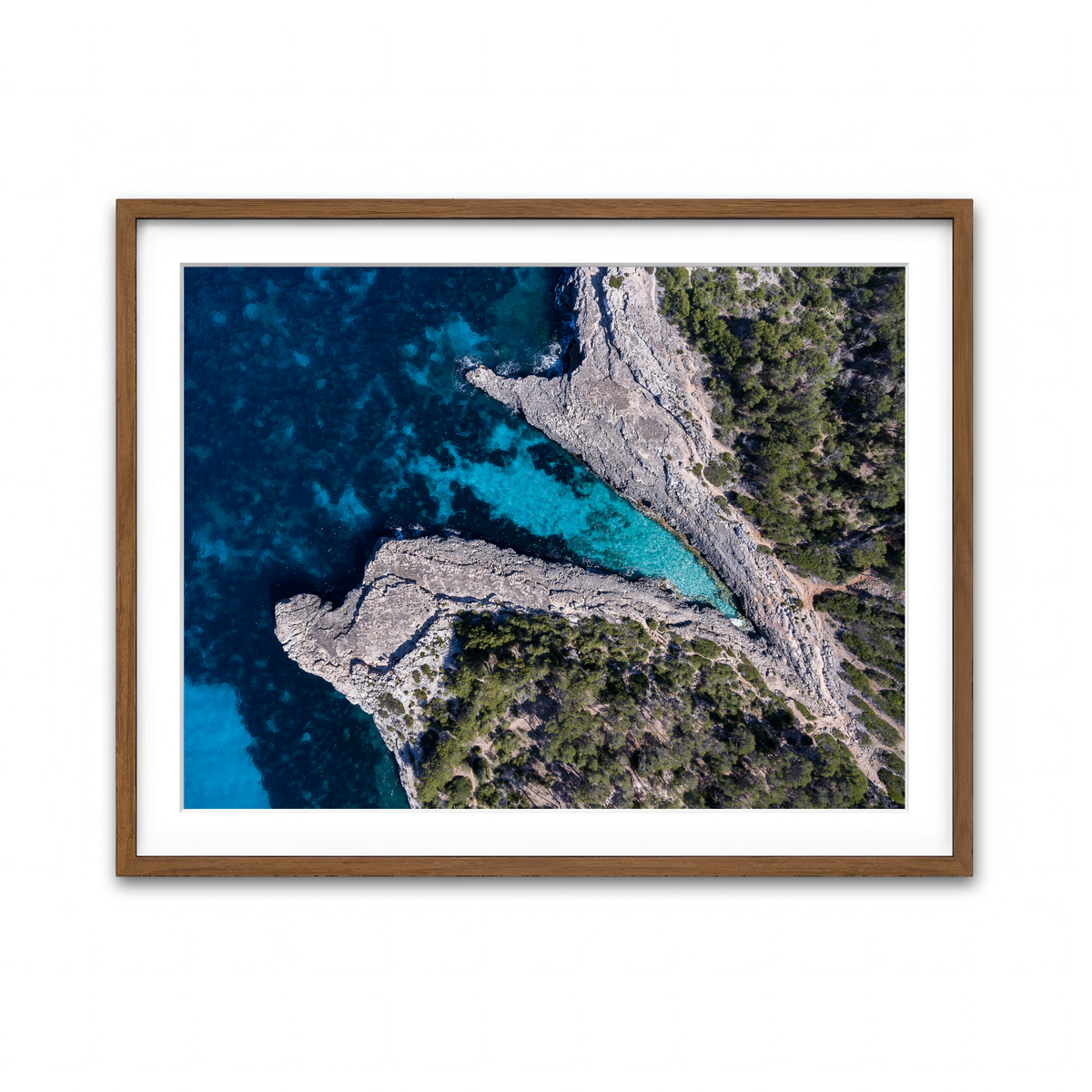 Framed Print 4x3 Walnut