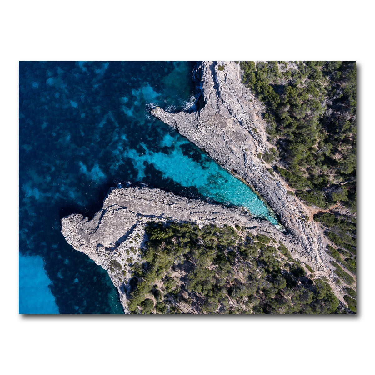 AUTO-MOCKUP WHITE | Blue and Green | 1 Piece | Gallery Wrap Canvas | group=4x3