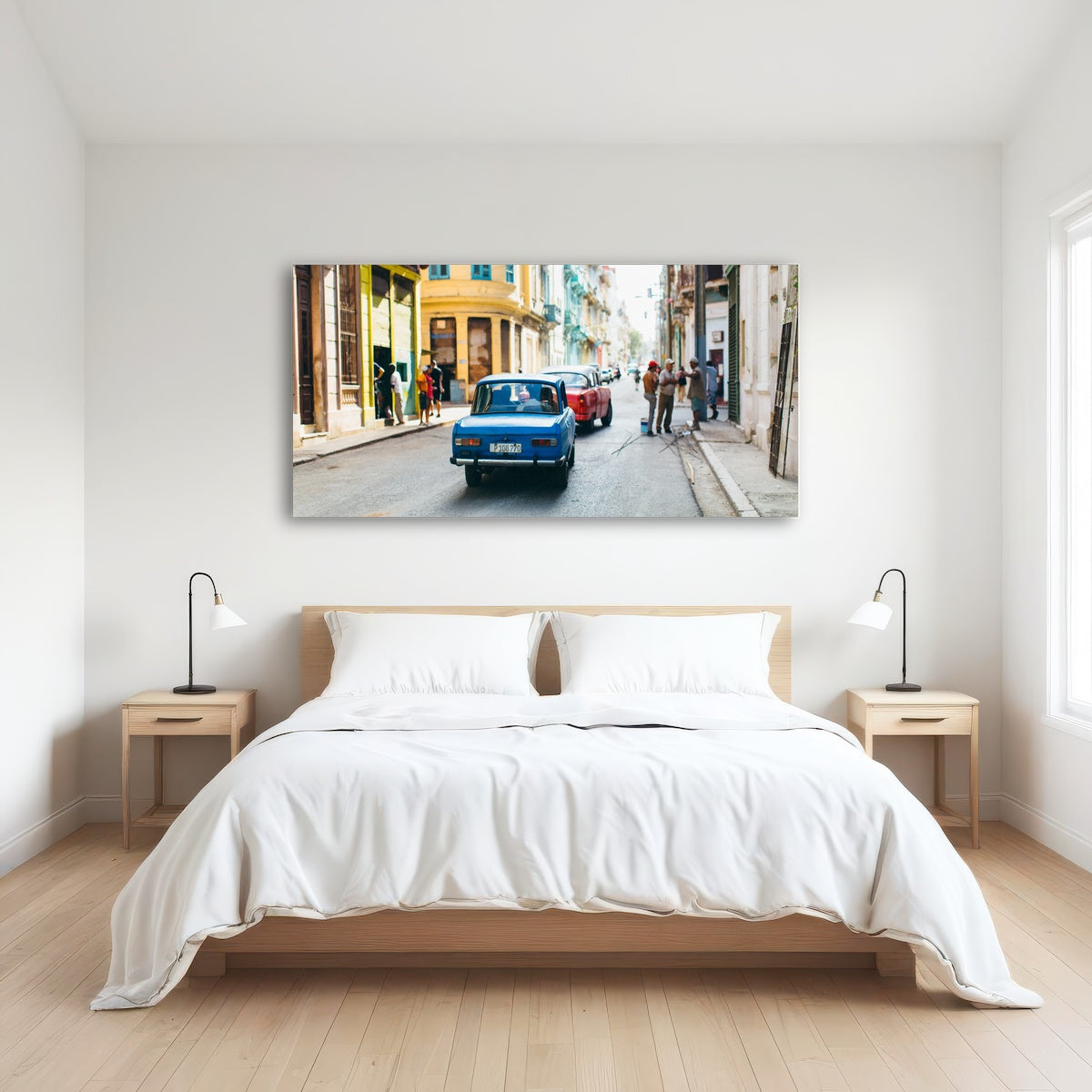 AUTO-MOCKUP ROOM | Blue car in Cuba