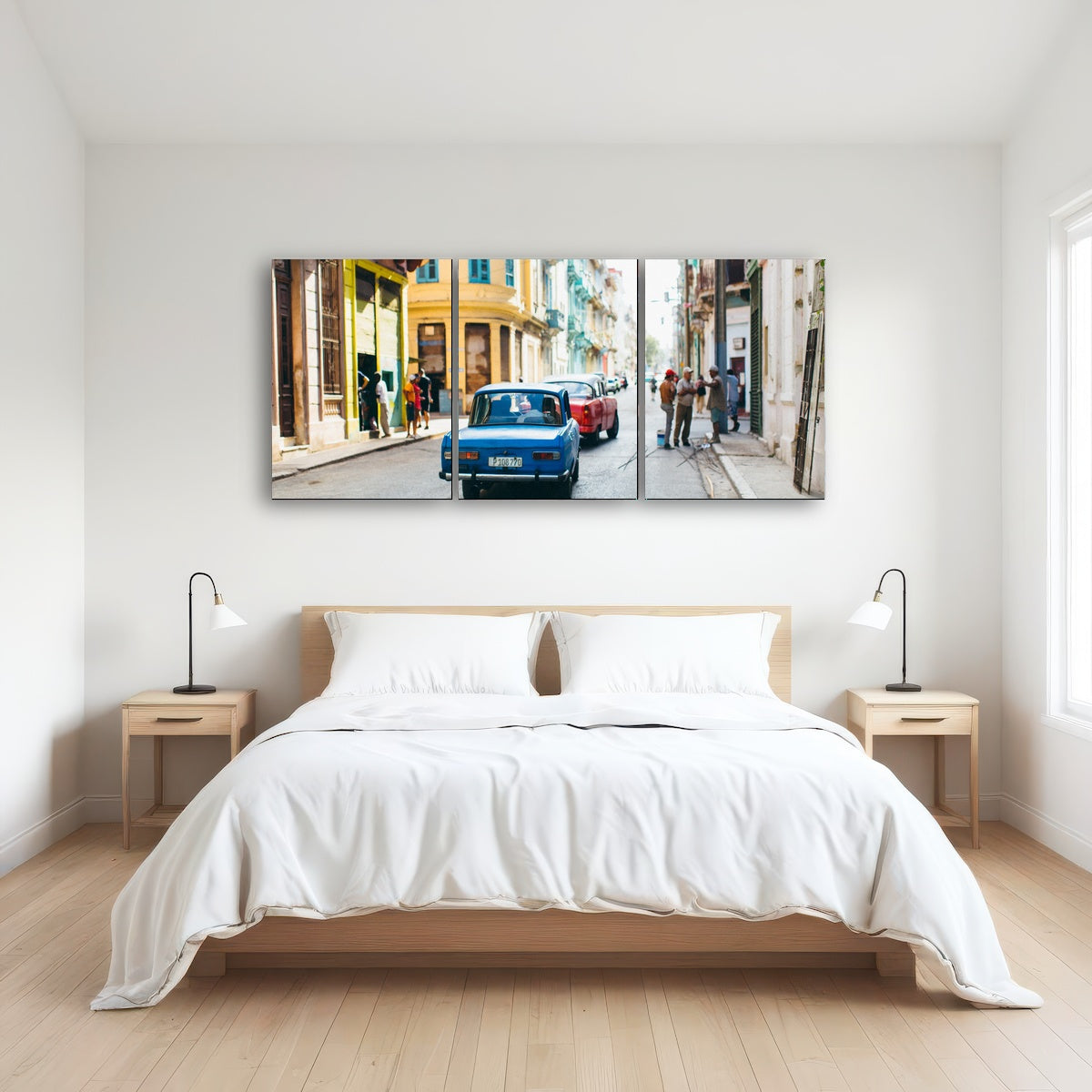 AUTO-MOCKUP ROOM | Blue car in Cuba