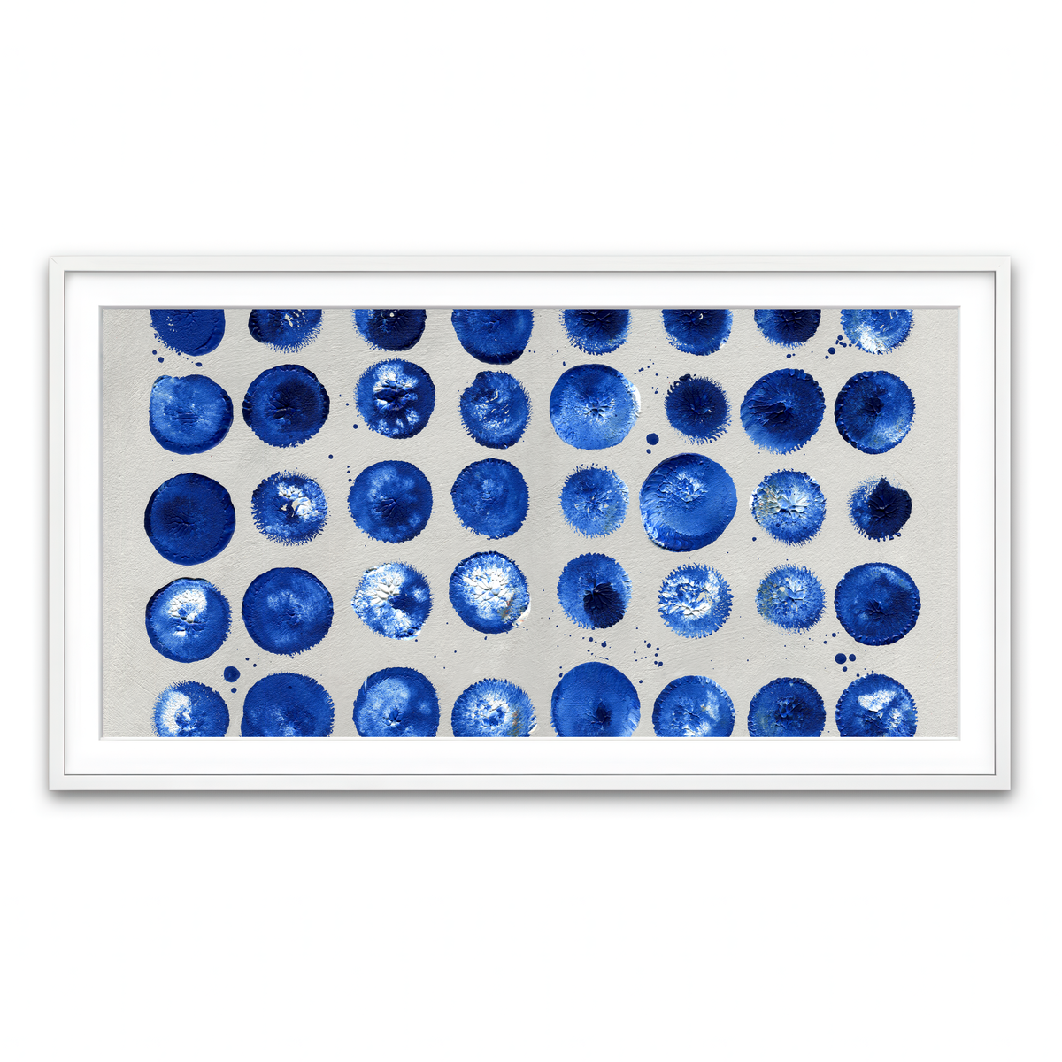 Framed Print 2x1 White