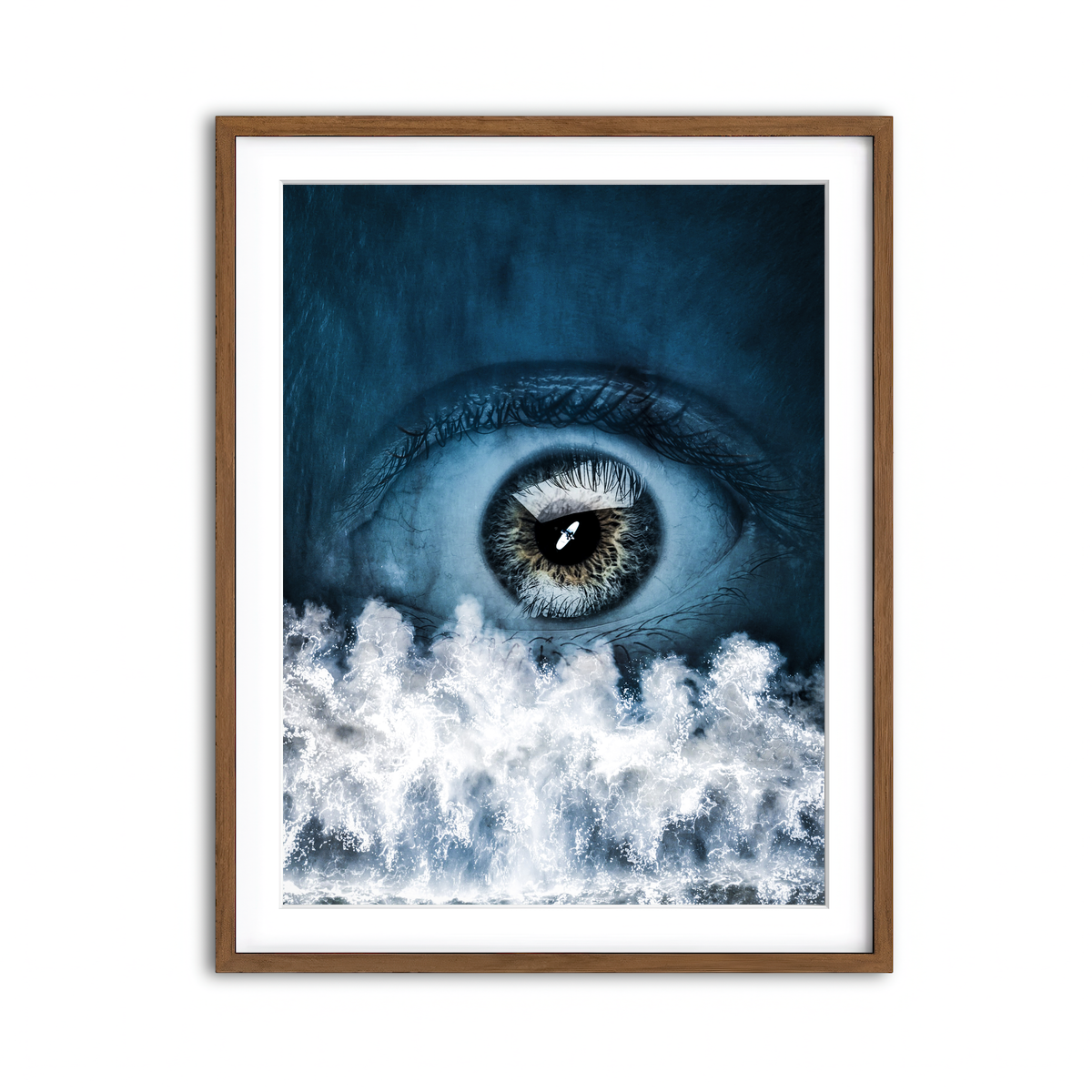 Framed Print 3x4 Walnut