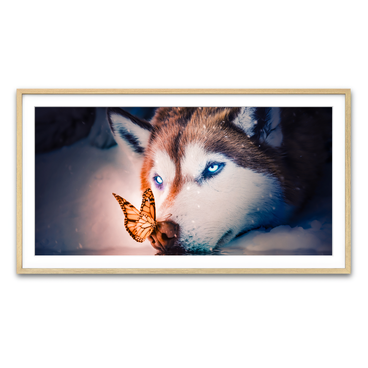 Framed Print 2x1 Natural