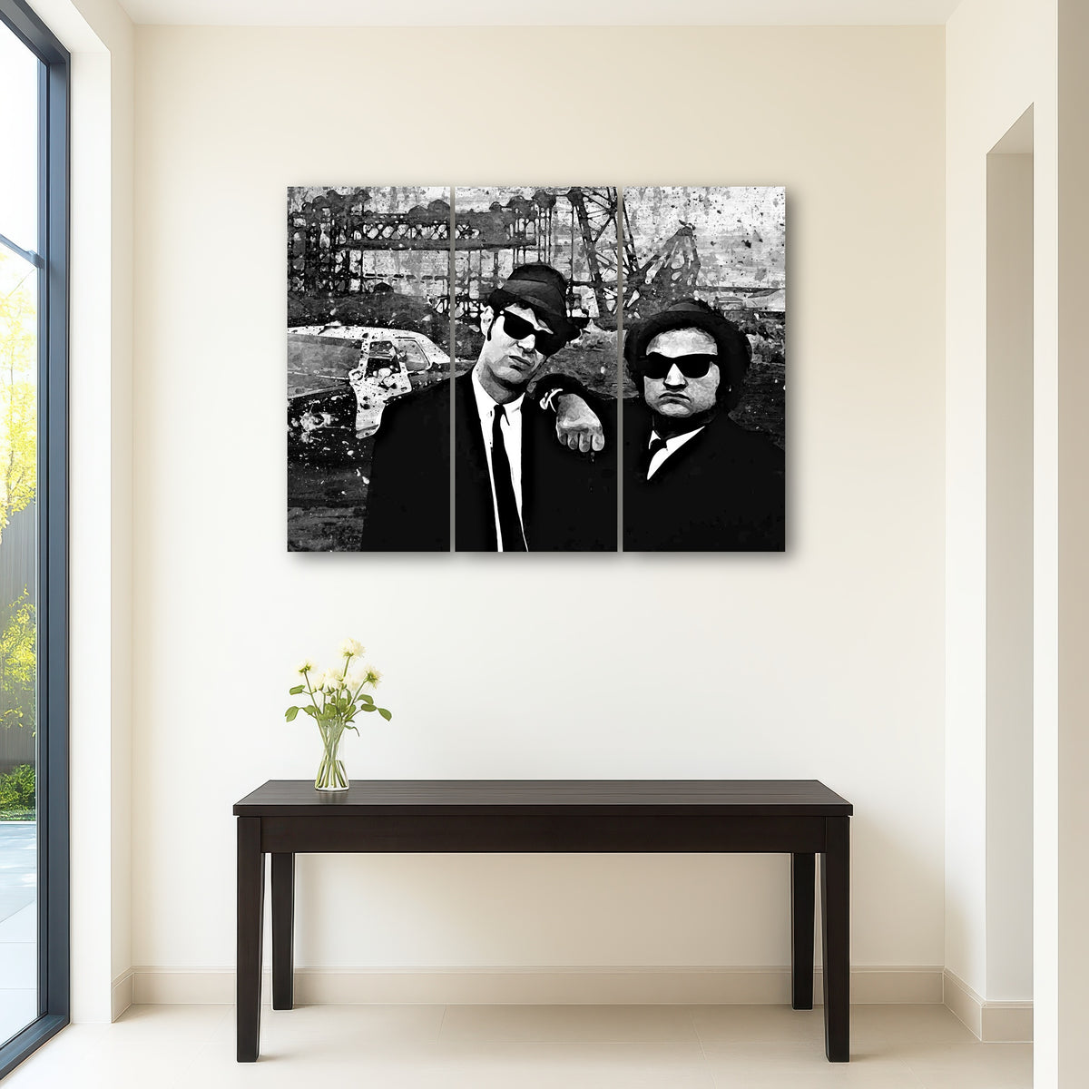 AUTO-MOCKUP ROOM | Blues Brothers grayscale