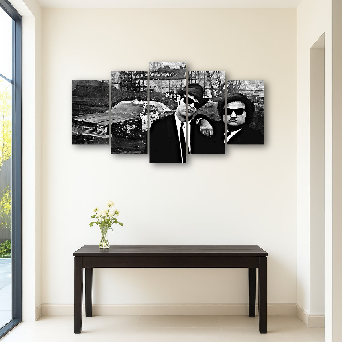 AUTO-MOCKUP ROOM | Blues Brothers grayscale