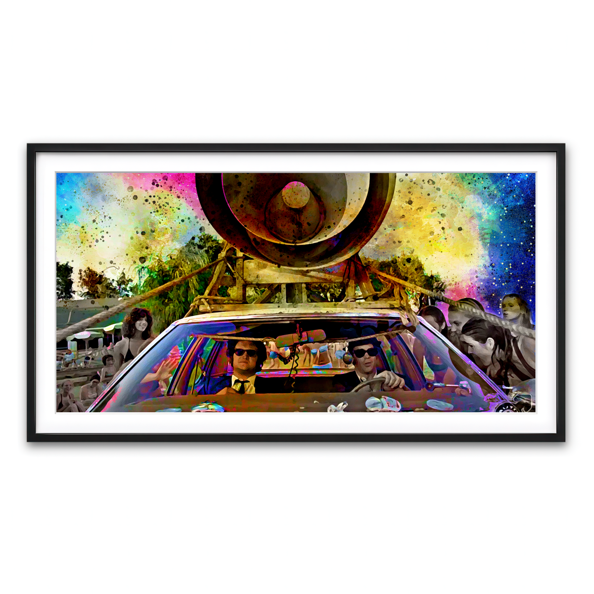 Framed Print 2x1 Black