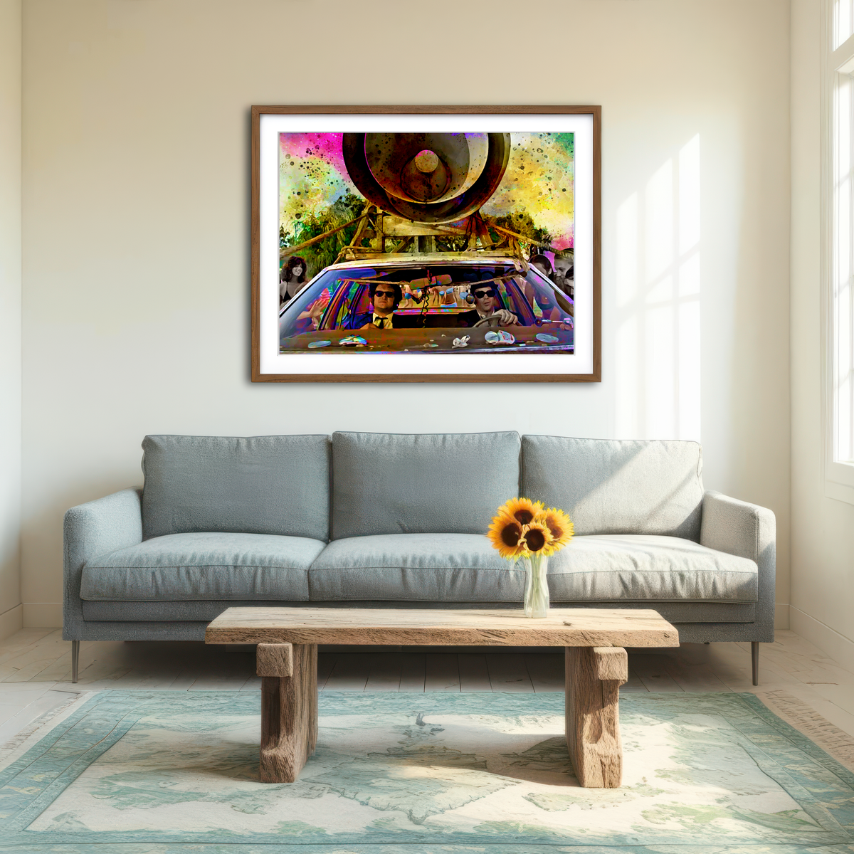 AUTO-MOCKUP ROOM | Bluesmobile Wall Art