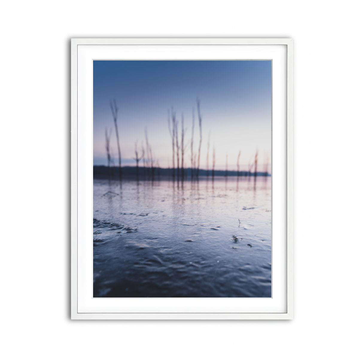 Framed Print 3x4 White