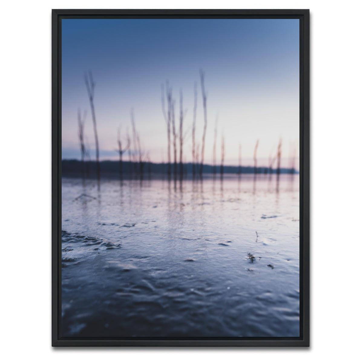AUTO-MOCKUP WHITE | Blurred Isolation | 1 Piece | Black Framed Canvas | group=3x4