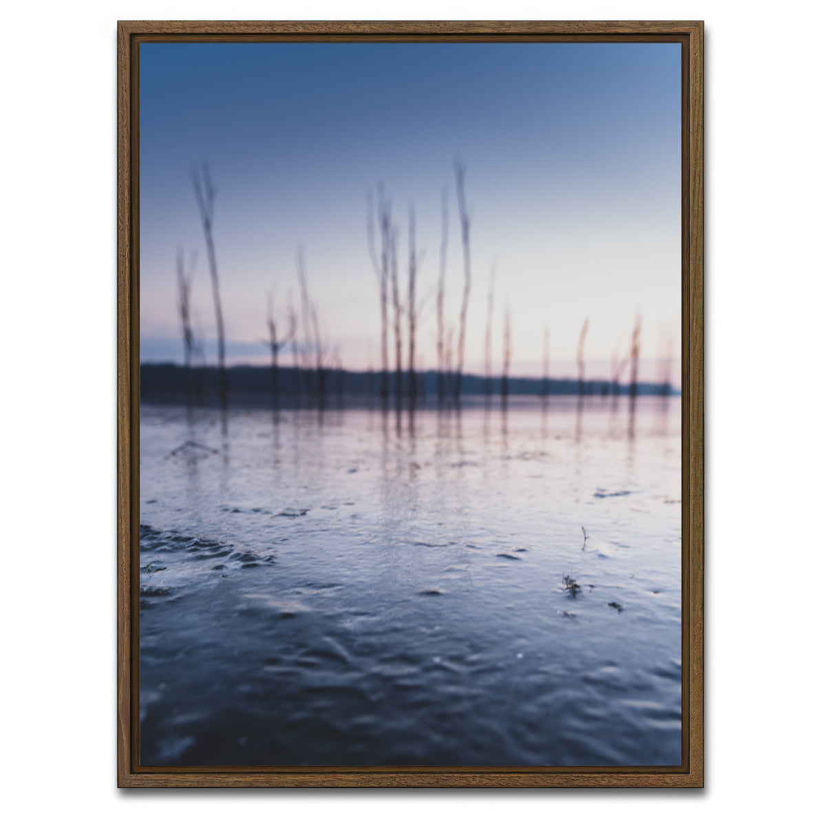 AUTO-MOCKUP WHITE | Blurred Isolation | 1 Piece | Walnut Framed Canvas | group=3x4
