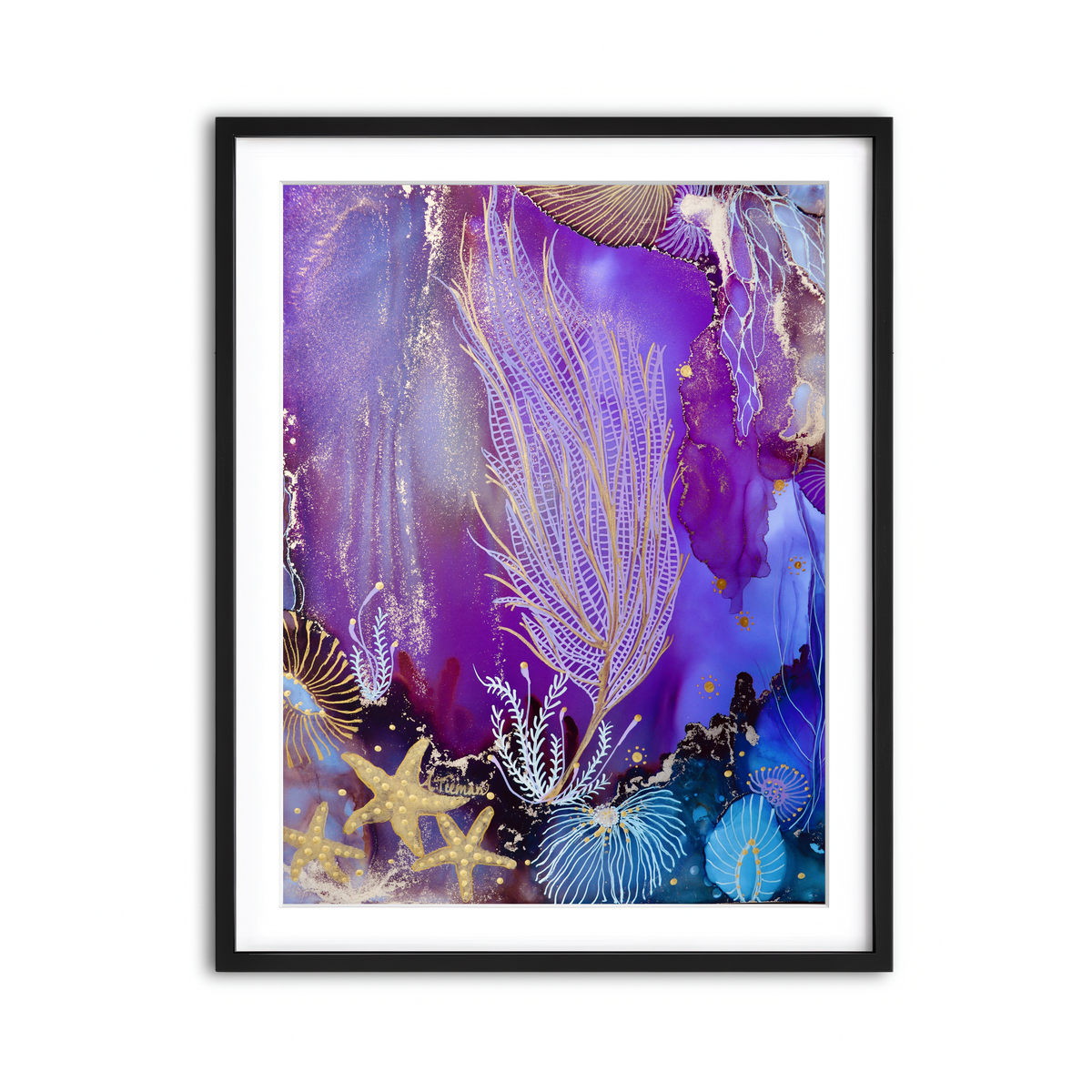 Framed Print 3x4 Black
