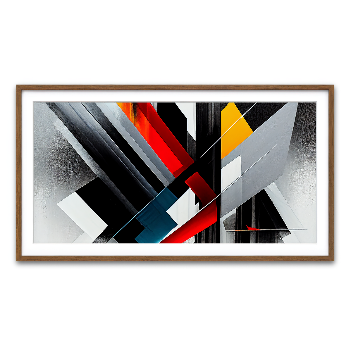 Framed Print 2x1 Walnut