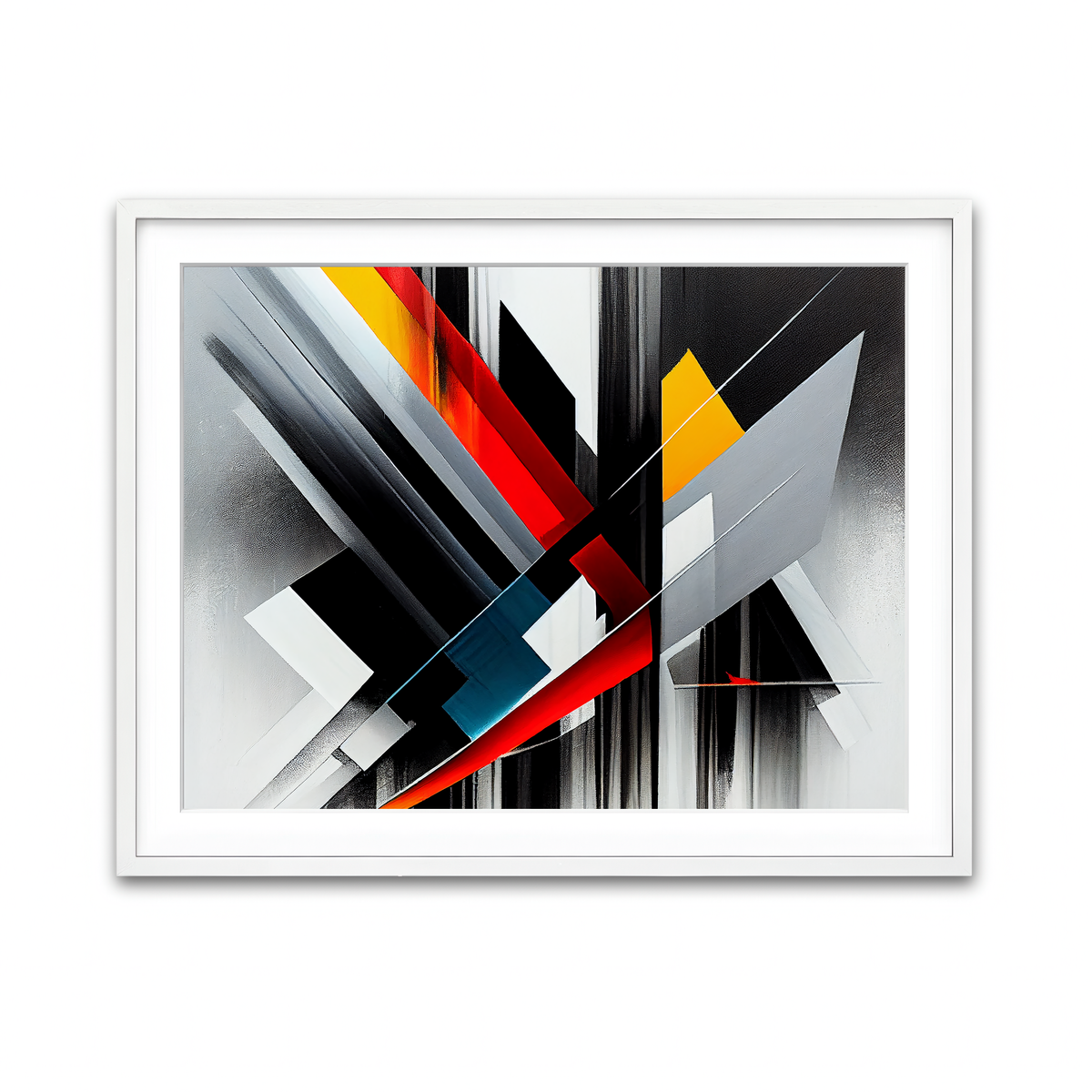 Framed Print 4x3 White