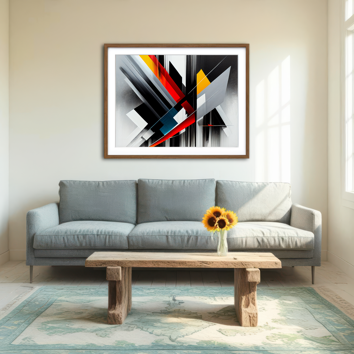 AUTO-MOCKUP ROOM | Boats After a Hurricane Wall Art