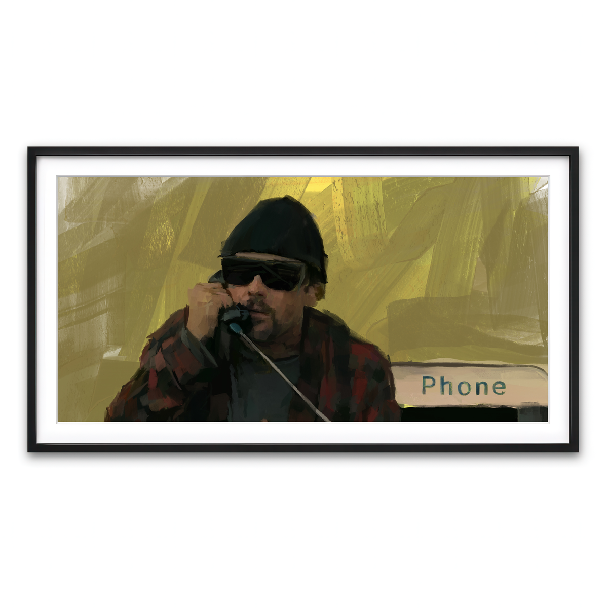 Framed Print 2x1 Black