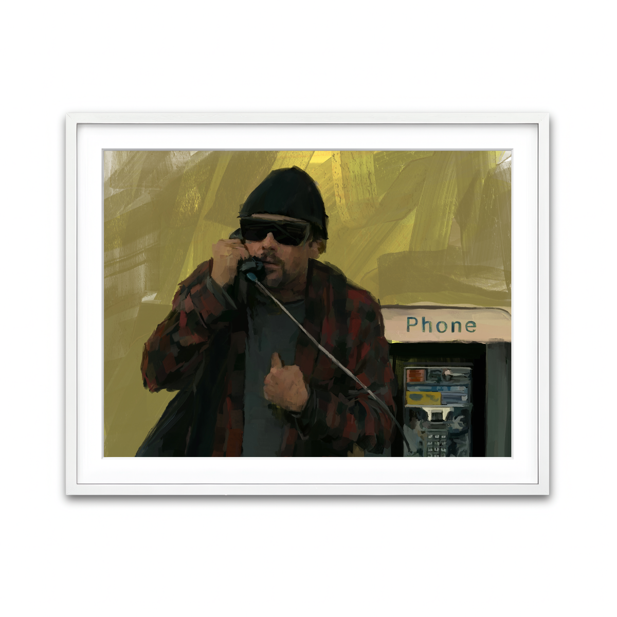 Framed Print 4x3 White
